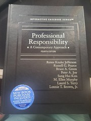 Professional Responsibility fourth edition USED hard back