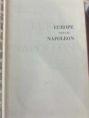 Alfred A. Knopf Europe Since Napoleon book