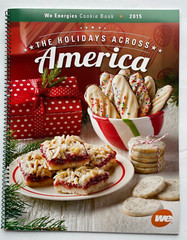 2015 WE Energies Christmas Holiday Cookie Cookbook Wisconsin Electric