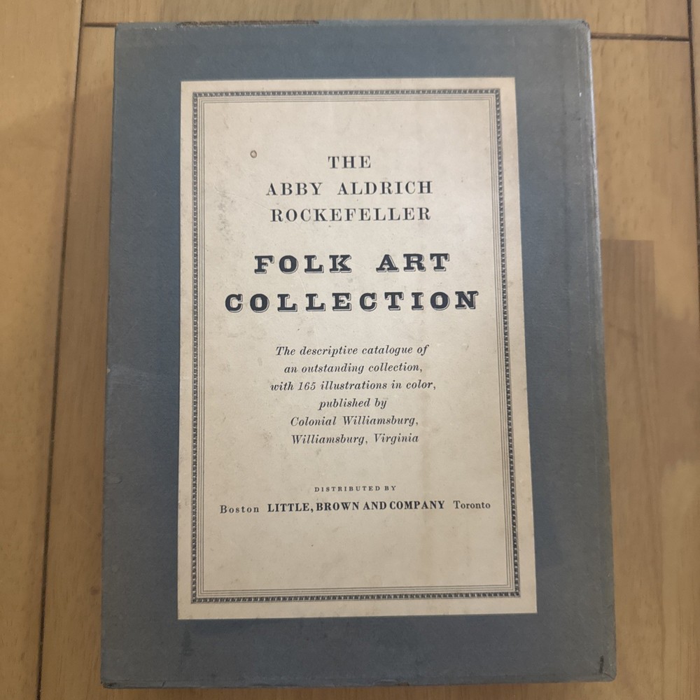 FIRST EDITION 1957 “The Abby Aldrich Rockefeller Folk Art Collection” In Box