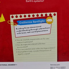 ELEVATE SCIENCE SEGMENT 1 Paperback Workbook By PEARSON Grade 5