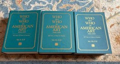 3 Volume Set Who was Who in American Art 1564 – 1975 Falk (1999) Hardcover Book