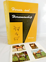 Horsemanship and Riding Horses Equestrian Riding 1977 Illus HC by M E Ensminger