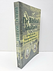 The Biblical Institute Lectures On The Principal Doctrines Of SDAs Vintage