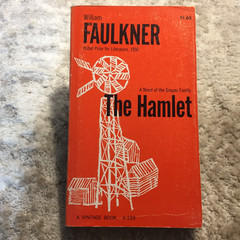 The Hamlet William Faulkner 1956 Vintage Books Family Ambition Paperback Book