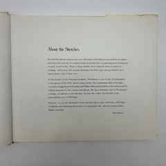 A Sketchbook Of Michigan Reynold H. Weidenaar-Signed-1980 Baker Book House /cb