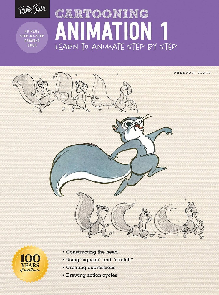 Cartooning: Animation 1 with Preston Blair: Learn to animate step by step (H…