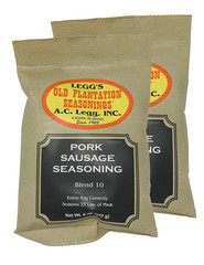 A.C. Legg #10 Pork Sausage Seasoning, 8 Oz – 2 Pack