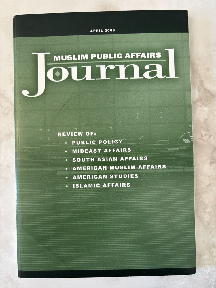 2006 Muslim Public Affairs Journal – Many Authors – Paperback – Islamic Affairs