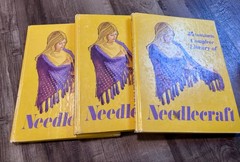 LEE WARDS COMPLETE LIBRARY OF NEEDLECRAFT (3 VOLUMES) – Hardcover