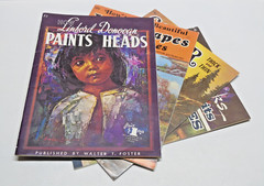 Lot of 4 Vintage WALTER T FOSTER Publication Figures, Portraits, Landscapes…