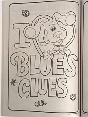 2pc Set Nickelodeon Blues Clues And You! Jumbo Coloring & Activity Book Crayons