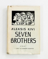 Seven Brothers A Novel by Aleksis Kivi Finnish Literature Hardcover/Dustjacket