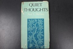Quiet Thoughts Paul S. McElroy 1964 Illustrated Peter Pauper Press Book HCDJ
