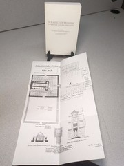 Solomon’s Temple, Its History and Its Structure by W. Shaw Caldecott (1998)