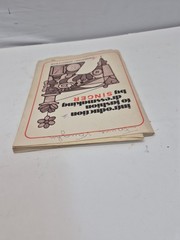 Introduction to Fashion Dressmaking by Singer Student’s Book I (1971) 80 Pages