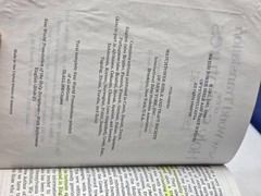 VTG Black Leather (?) New World Translation Of The Holy Scriptures 1984