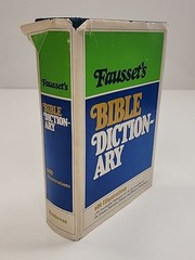 1978 FAUSETTS Bible Dictionary Zondervan HCDJ Hard To Find (Jamison Fausett)