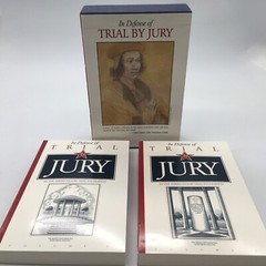 “In Defense of Trial by Jury” Volumes 1 & 2 Softcover Books + Slipcase, Few 1993