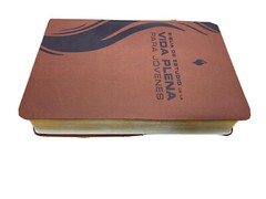 BIBLIA DE ESTUDIO DE LA VIDA PLENA PARA JOVENES, REINA VALERA 1960, PIEL CAFE