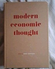 Modern Economic Thought Sidney Weintraub Hardcover/DJ 1977 Univ. of Pennsylvania