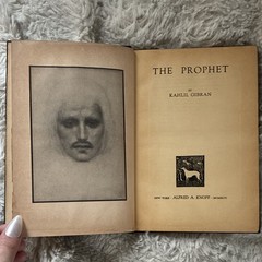 Alfred A. Knopf The Prophet by Kahlil Gibran Hardcover Illustrated