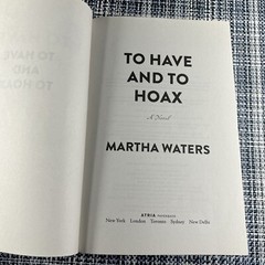 To Have and to Hoax Martha Waters Trade Paperback 2020 Atria Paperback Books
