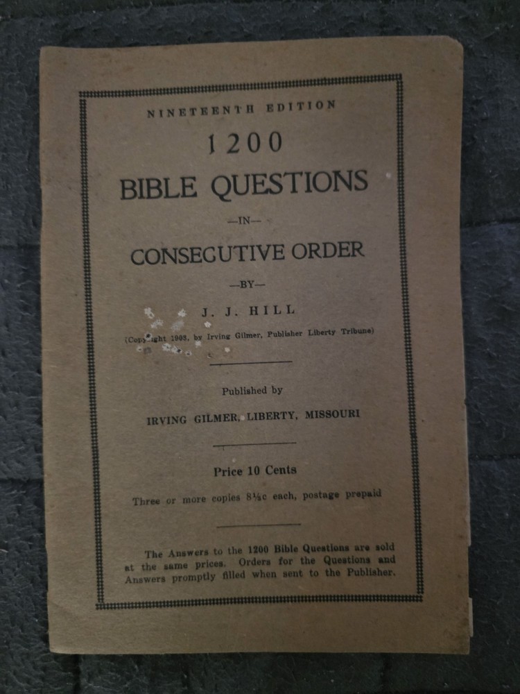 1200 Bible Questions