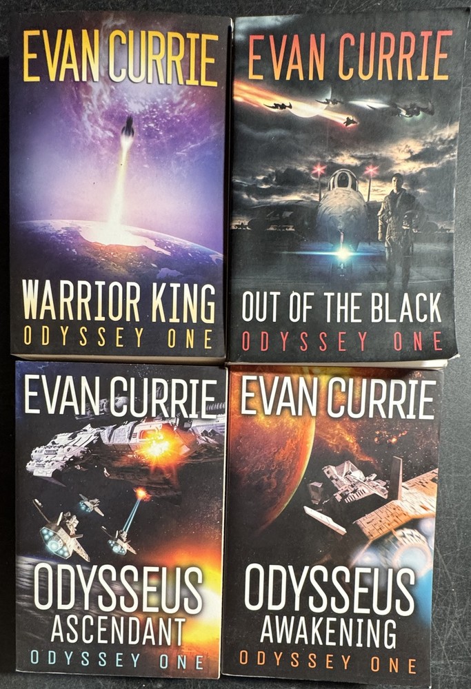 Partial Set ODYSSEY ONE 4-7 Evan Currie Lot Warrior King out of Black