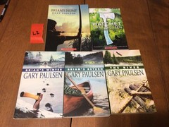 Complete Set Lot Of 5 BRIAN Books Paulsen HATCHET River HUNT Return WINTER (L2)