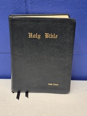 VTG Black Leather (?) New World Translation Of The Holy Scriptures 1984
