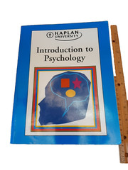 Kaplan University Introduction to Psychology Paperback ASIN 1581524617