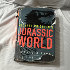 Michael Crichton Jurassic Park Jurassic World HC Alfred A. Knopf 1995 1st ed