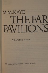 The Far Pavilions volumes 1 & 2 by M. M. Kaye St. Martin’s Press hc dj Book Club