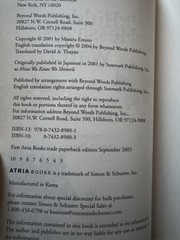 Masaru Emoto Hidden Messages in Water Trade Paperback Atria Books RARE