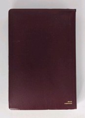 Thomas Nelson KJV Giant Print Reference Bible Burgundy Leather Flex