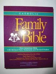 “Catholic Family Bible” NEW Ivory And Gold 11″ x 9″ Great Gift