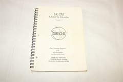 GEOS – User’s Guide 1.2 – Berkeley Softworks – Manual & Poster Only