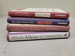 Lot of 4 Mitch Albom Hardcover Books