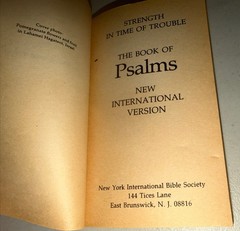 Strength in Time of Trouble: The Book of Psalms – 1978 Paperback