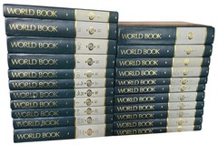 World Book Encyclopedia, Volumes 1-22 Hardcover + The New Book of Knowledge A-Z