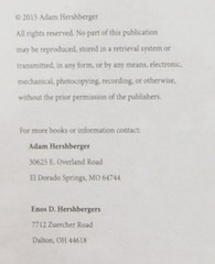 History & Genealogy of Elias & Eliza (Hershberger) Weaver, 1838-2015 – Genealogy
