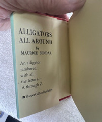Maurice Sendak Alligators All Around Nutshell Library Miniature Book HBDJ 3 5/8″