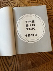 1967 “THE BIG TEN” BY TUG WILSON AND JERRY BRONDFIELD – 496 Pages