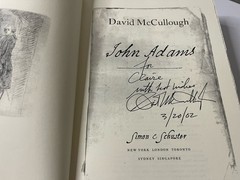 John Adams By David McCullough H/C SIGNED By The Author