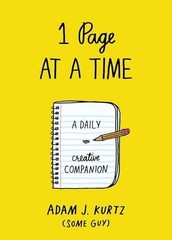 1 Page at a Time: A Daily Creative – Paperback, by Kurtz Adam J. – Very Good n