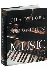 The Oxford Companion to Music Hardcover