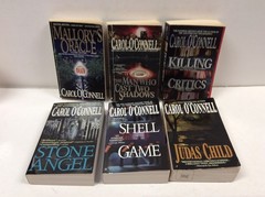 CAROL O’CONNELL LOT OF 6 PBs (1-5 in Mallory Series + Judas Child)