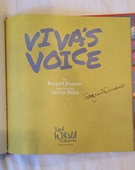 Viva’s Voice, by Raquel Donoso (Signed by Author) (Hardcover)(English)
