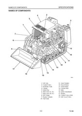 TAKEUCHI TL140 CRAWLER LOADER WORKSHOP MANUAL , BINDER COVERING XL FOLDOUT PGS!